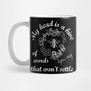 Words Won't Settle | Virginia Woolf Mug